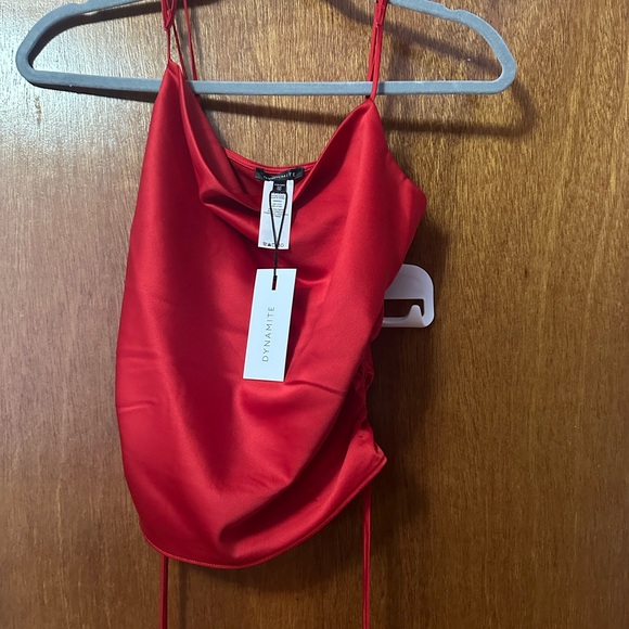 Women’s tops- cowl neck cami with drawstrings - Picture 3 of 3